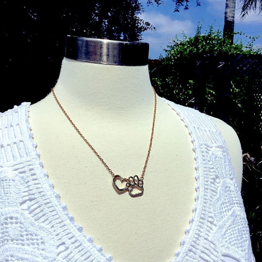 DOG LOVERS NECKLACE MY PET IN MY HEART ❤️ NECKLACE